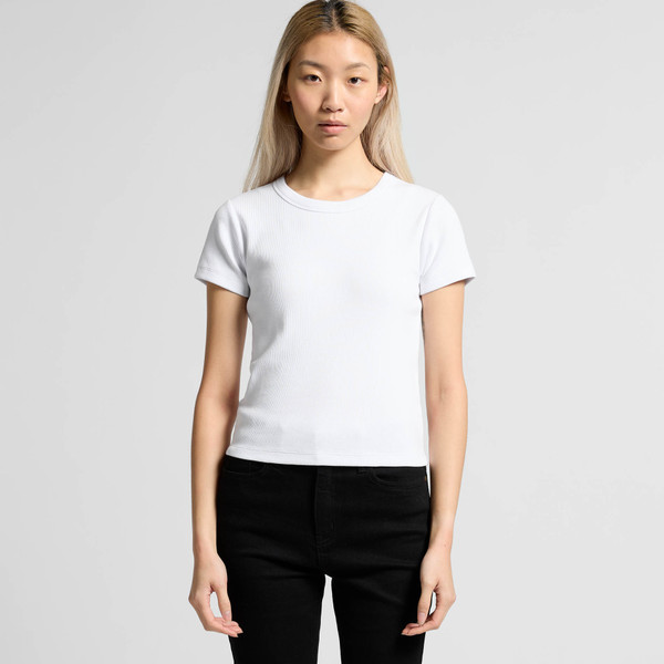 Dames Organic Rib Tee