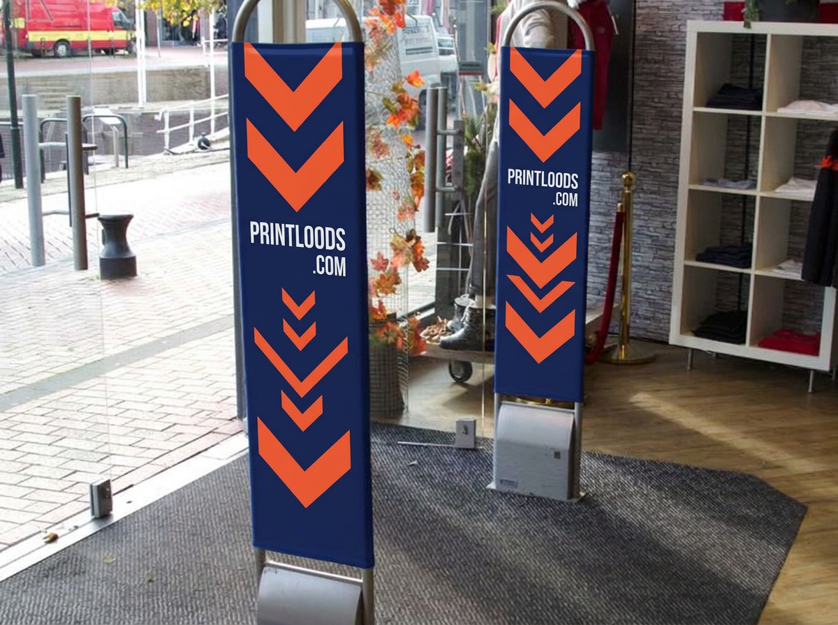 Detectiepoorthoes — Bedrukte hoes over je detectiepoort — altijd op aanvraag