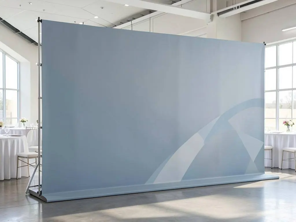 Achterwand / banner — Grote fotowand of achterwand voor podium en stand