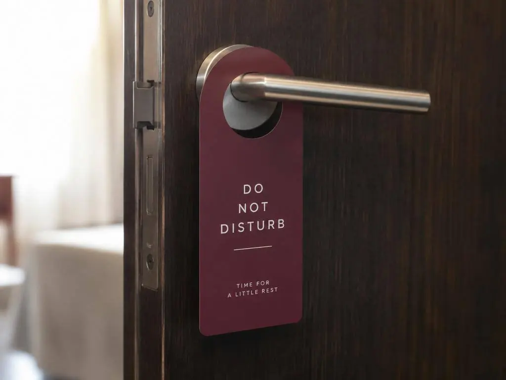 Deurhangers — Deurhanger voor huis-aan-huis of hotelkamer