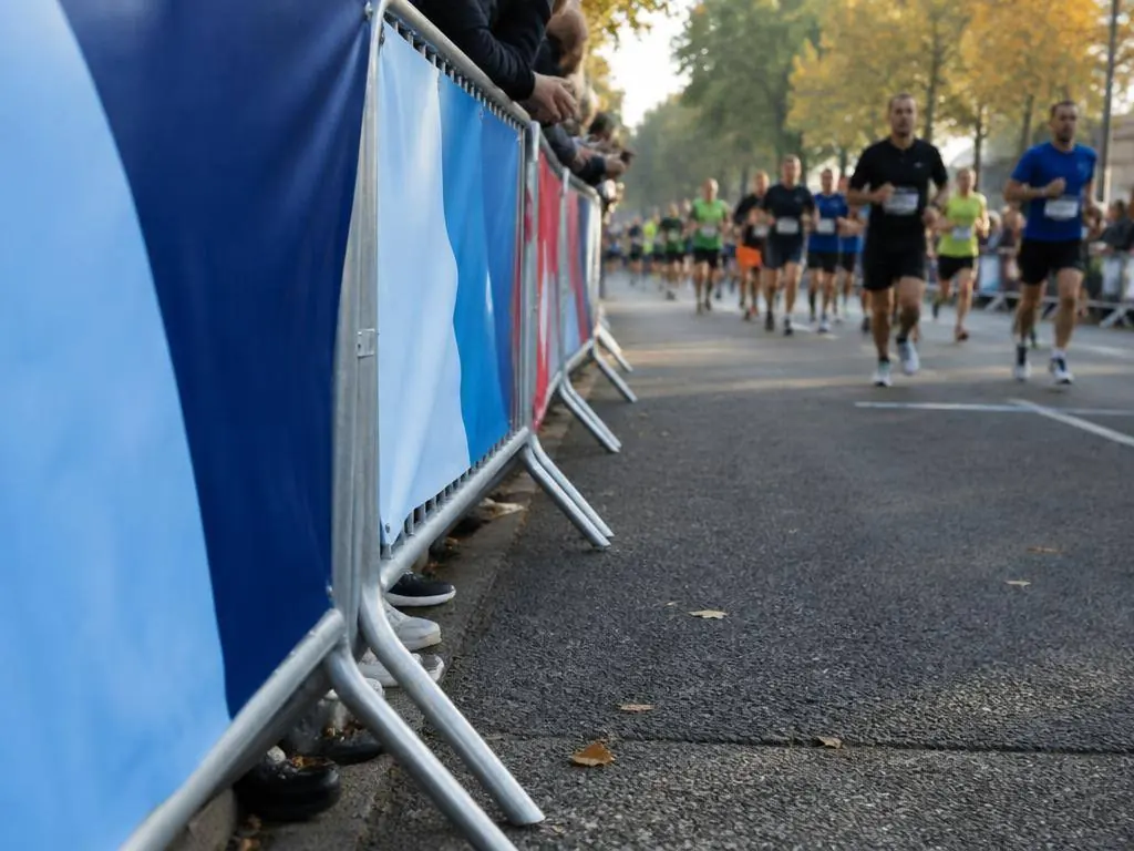 Dranghekdoek — Doek op maat voor dranghekken langs de route