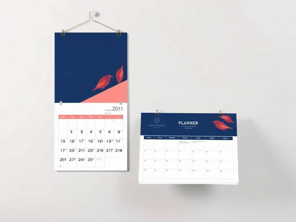 Bureaukalender — 12 maanden op je bureau, het hele jaar zichtbaar