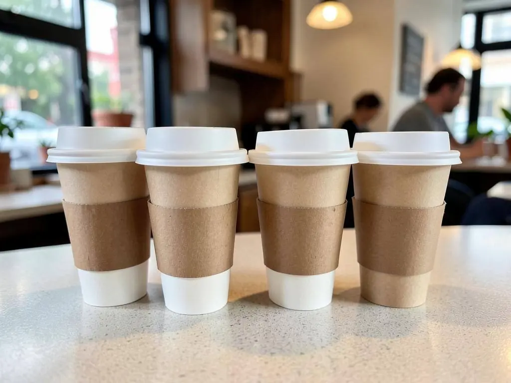 Koffiebeker to go — Dubbelwandige koffiebeker met jouw logo
