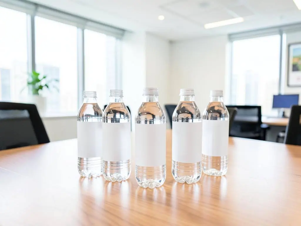 Mineraalwater — Flesje water met eigen etiket