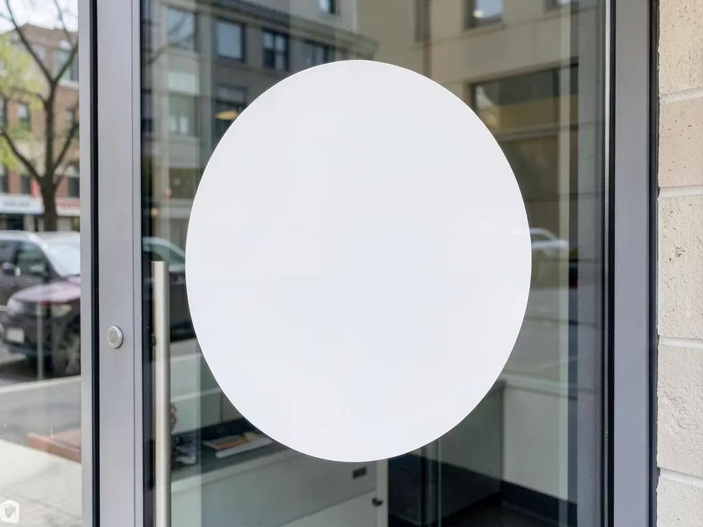 Raamlogo — Je logo op maat gesneden op glas
