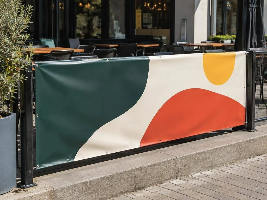 Terrasbanner — Doek voor terrasscherm of afzetting