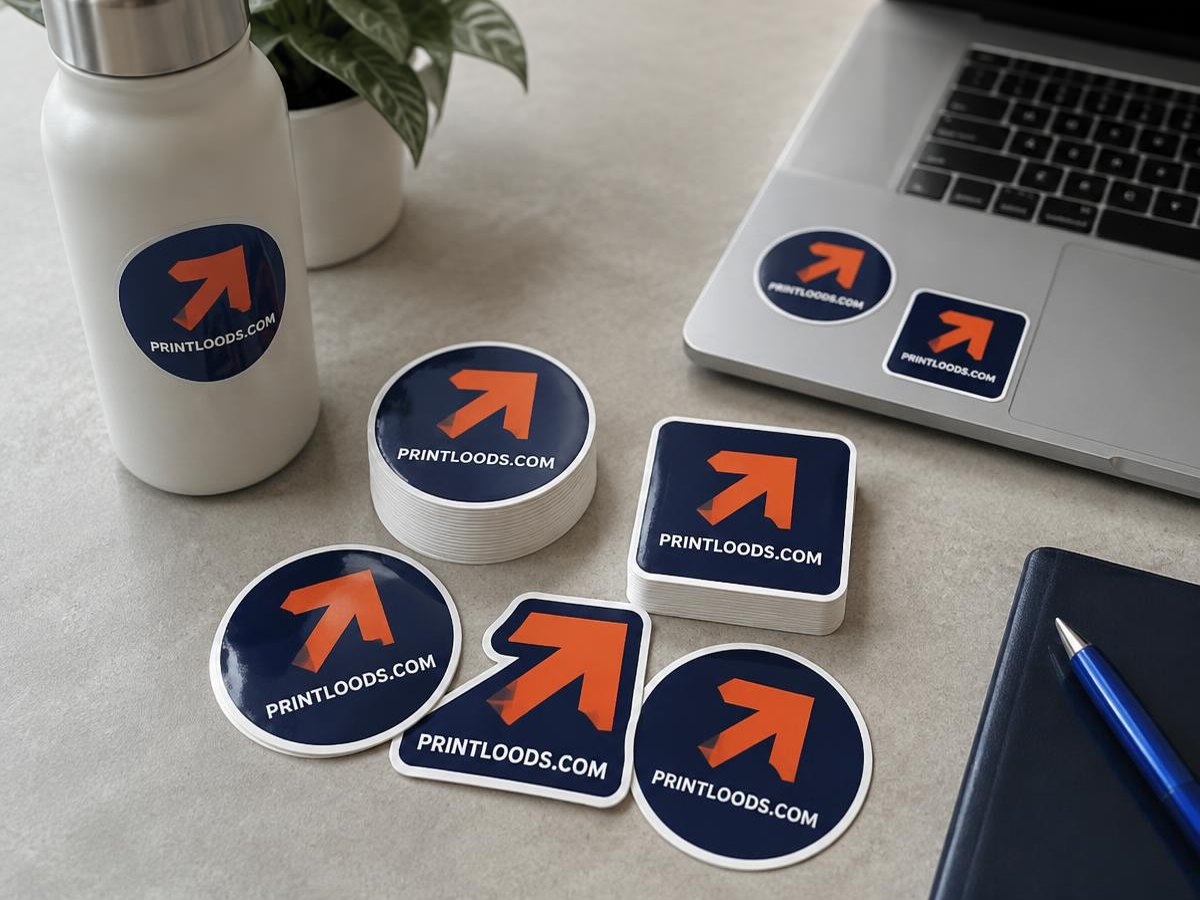 Promotionele sticker — Kleine sticker, groot bereik — promotiestickers op maat, altijd op aanvraag